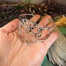 Load image into Gallery viewer, Tree of Life Bracelet, Celtic Jewelry, Irish Jewelry, Tree Jewelry, Cuff Bracelet, Anniversary Gift, Norse Jewelry, Ireland Gift, Mom Gift