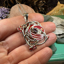 Load image into Gallery viewer, Mackintosh Necklace, Scotland Jewelry, Celtic Pendant, Rose Jewelry, Art Deco Pendant, Anniversary Gift, Scottish Necklace, Wife Gift