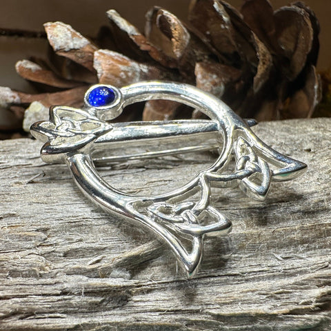 Load image into Gallery viewer, Celtic Thistle Brooch