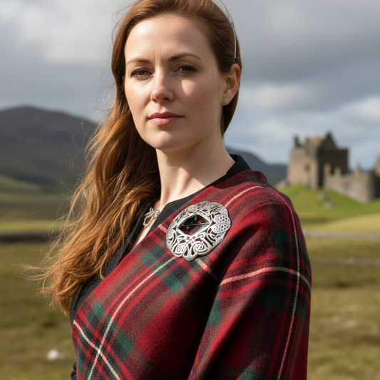 Large Celtic Birds Brooch - Handmade in Scotland