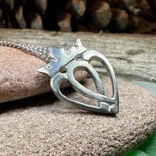 Load image into Gallery viewer, Two Hearts Luckenbooth Necklace
