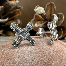 Load image into Gallery viewer, Saint Brigid's Cross Post Earrings