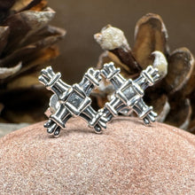 Load image into Gallery viewer, Saint Brigid's Cross Post Earrings