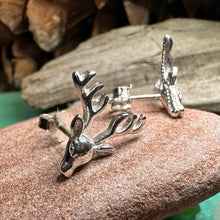 Load image into Gallery viewer, Stag Stud Earrings