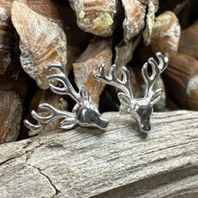 Load image into Gallery viewer, Stag Stud Earrings