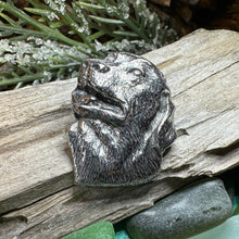 Load image into Gallery viewer, Dog Brooch, Dog Lover Gift, Labrador Lapel Pin, Dog Pin, Scarf Pin, Dog Lover Gift, Dog Jewelry, Hunter Gift, Pewter Coat Pin, English Lab