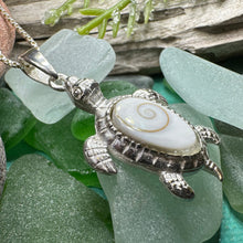 Load image into Gallery viewer, Shiva Shell Turtle Necklace