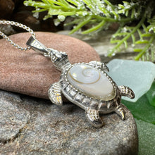 Load image into Gallery viewer, Shiva Shell Turtle Necklace