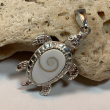 Load image into Gallery viewer, Shiva Shell Turtle Necklace