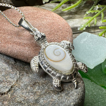 Load image into Gallery viewer, Shiva Shell Turtle Necklace