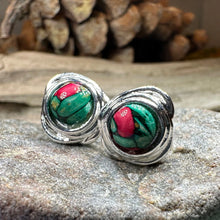 Load image into Gallery viewer, Celtic Heathergems Post Earrings