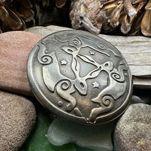 Load image into Gallery viewer, Triple Hare Celtic Brooch
