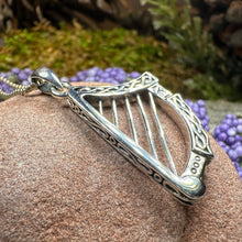 Load image into Gallery viewer, Irish Harp Necklace