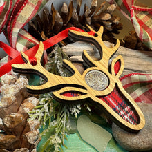 Load image into Gallery viewer, Tartan Stag Ornament