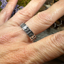 Load image into Gallery viewer, Shamrock Ring, Celtic Band Ring, Irish Jewelry, Clover Jewelry, Ireland Gift, Irish Dance Gift, Anniversary Gift, Wedding Band