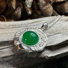 Load image into Gallery viewer, Claddagh Necklace, Celtic Pendant, Irish Jewelry, Ireland Gift, Mom Gift, Anniversary Gift, Girlfriend Gift, Heart Jewelry, Graduation Gift