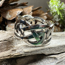 Load image into Gallery viewer, Celtic Ring, Irish Wedding Ring, Silver Scottish Ring, Large Irish Ring, Promise Ring, Anniversary Gift, Wedding Band, Ireland Gift