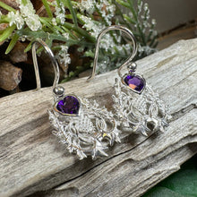 Load image into Gallery viewer, Thistle Earrings, Celtic Jewelry, Scotland Jewelry, Outlander Jewelry, Girlfriend Gift, Sister Gift, Mom Gift, Nature Jewelry, Wife Gift