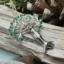 Load image into Gallery viewer, Tree of Life Necklace, Celtic Goddess Jewelry, Irish Jewelry, Anniversary Gift, Bridal Jewelry, Norse Jewelry, Danu Pendant, Yoga Jewelry