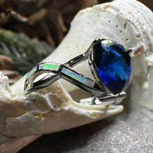 Load image into Gallery viewer, Valois Opal Celtic Ring