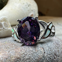 Load image into Gallery viewer, Boinne Opal Celtic Ring