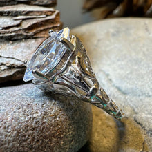 Load image into Gallery viewer, Celtic Engagement Ring, Celtic Jewelry, Irish Promise Ring, Irish Ring, Irish Dance Gift, Anniversary Gift, Vintage Bridal Ring