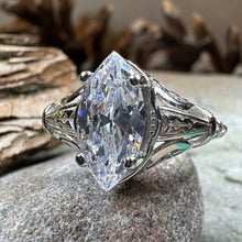 Load image into Gallery viewer, Celtic Engagement Ring, Celtic Jewelry, Irish Promise Ring, Irish Ring, Irish Dance Gift, Anniversary Gift, Vintage Bridal Ring