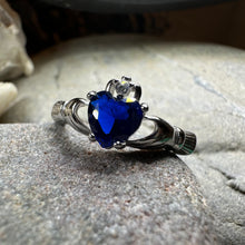 Load image into Gallery viewer, Claddagh Ring, Celtic Jewelry, Irish Jewelry, Bridal Jewelry, Ireland Gift, Heart Jewelry, Anniversary Gift, Girlfriend Gift, Wife Gift