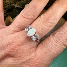 Load image into Gallery viewer, Eternity Opal Celtic Ring