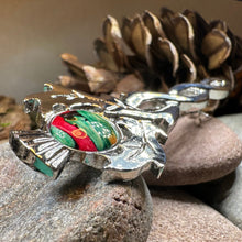 Load image into Gallery viewer, Thistle Kilt Pin, Scotland Jewelry, Nature Jewelry, Outlander Jewelry, Scottish Kilt Pin, Scotland Pin, Heathergems Pin, Pewter Celtic Pin