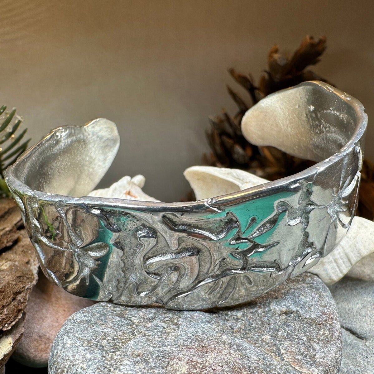 Celtic Garden Pewter Bracelet - Handmade in Scotland – Celtic Celtic Garden Pewter Bracelet - Handmade in Scotland – Celtic