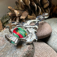 Load image into Gallery viewer, Thistle Kilt Pin, Scotland Jewelry, Nature Jewelry, Outlander Jewelry, Scottish Kilt Pin, Scotland Pin, Heathergems Pin, Pewter Celtic Pin