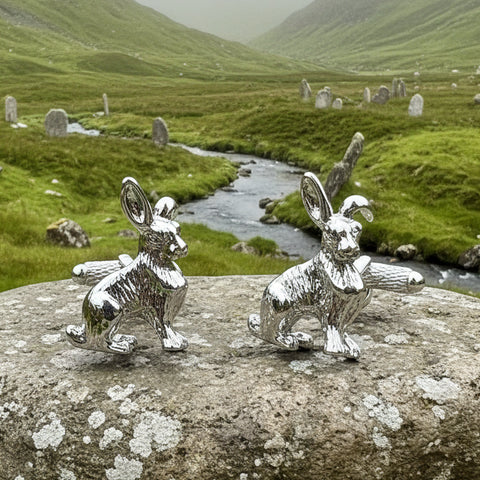 Load image into Gallery viewer, Rabbit Cufflinks for Men