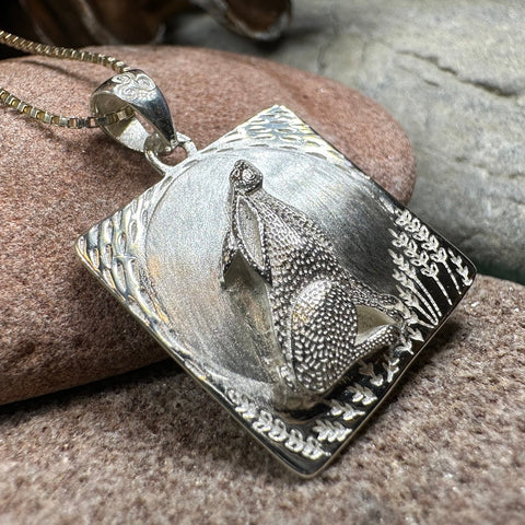 Load image into Gallery viewer, Rabbit Necklace, Nature Jewelry, Full Moon Pendant, Hare Necklace, Bunny, Animal Jewelry, New Beginnings, Inspirational Gift, Wiccan Jewelry