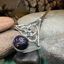 Load image into Gallery viewer, Heathergems Celtic Kilt Pin