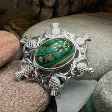 Load image into Gallery viewer, Heathergems Thistle Brooch