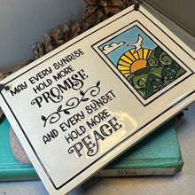 Load image into Gallery viewer, Peace Blessing Wall Art, Irish Gift, Ceramic Wall Plaque, New Home Gift, Mother's Day Gift, Wedding Gift, Christian Decor, Religious Prayer