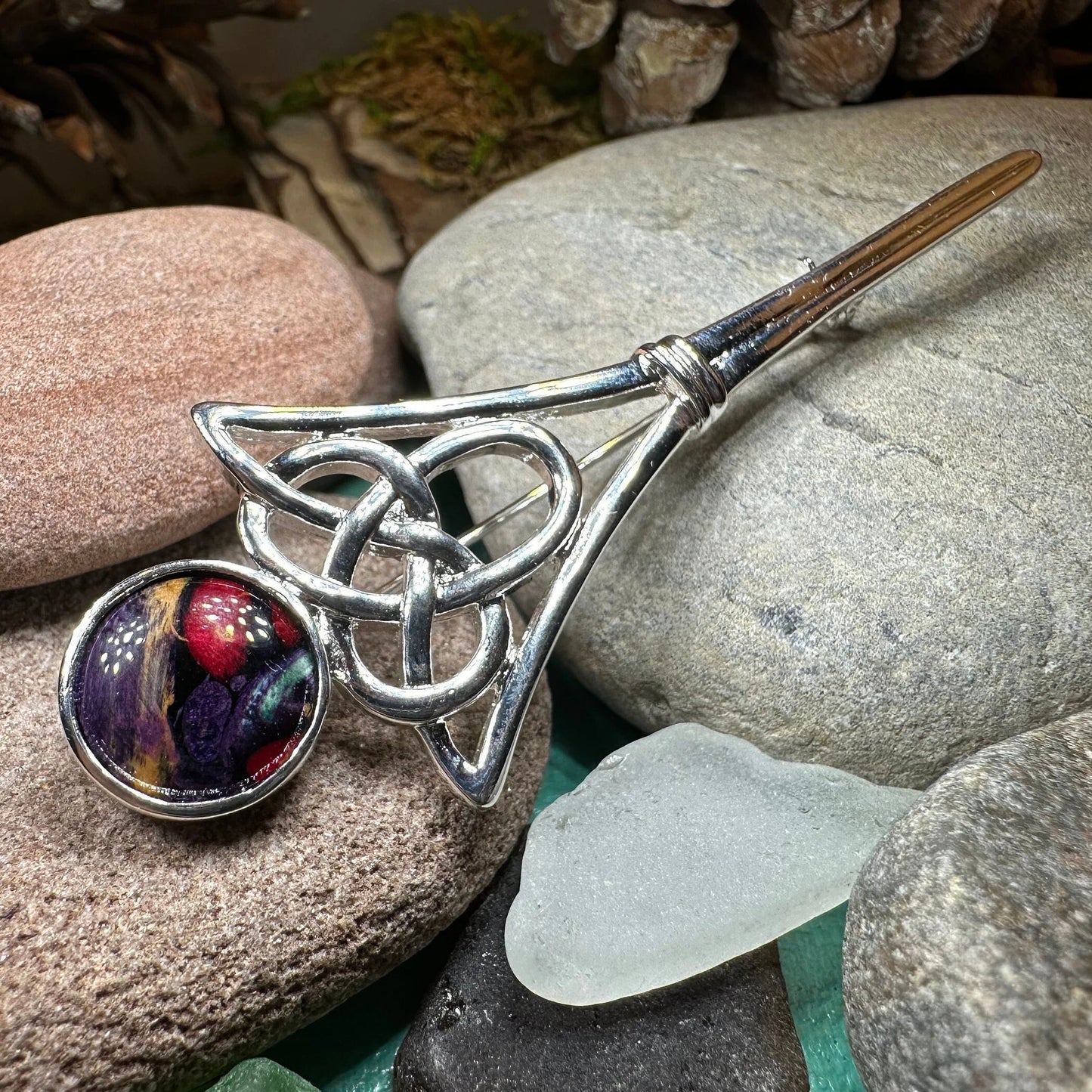Heathergems Celtic Kilt Pin - Handmade in Scotland