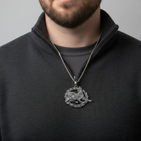 Load image into Gallery viewer, Wolf Spirit Necklace