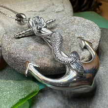 Load image into Gallery viewer, Mermaid Anchor Necklace