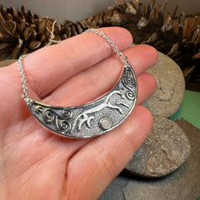 Load image into Gallery viewer, Epona Celtic Horse Moonstone Necklace