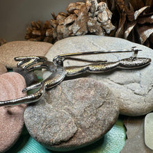 Load image into Gallery viewer, Stag Kilt Pin, Celtic Jewelry, Scottish Kilt Brooch, Tartan Pin, Celtic Groom Gift, Best Man Gift, Bagpiper Gift, Scotland Jewelry