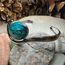 Load image into Gallery viewer, Scotland Heather Bracelet, Scottish Jewelry, Outlander Jewelry, Nature Jewelry, Friendship Gift, Mom Gift, Celtic Bracelet, Heather Gem Gift