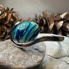 Load image into Gallery viewer, Scotland Heather Bracelet, Scottish Jewelry, Outlander Jewelry, Nature Jewelry, Friendship Gift, Mom Gift, Celtic Bracelet, Heather Gem Gift