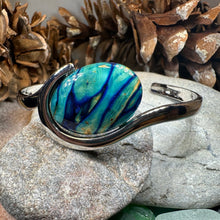 Load image into Gallery viewer, Scotland Heather Bracelet, Scottish Jewelry, Outlander Jewelry, Nature Jewelry, Friendship Gift, Mom Gift, Celtic Bracelet, Heather Gem Gift