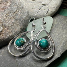 Load image into Gallery viewer, Celtic Drop Earrings, Scotland Jewelry, Heathergems Earrings, Outlander Jewelry, Celtic Jewelry, Wiccan Jewelry, Norse Jewelry