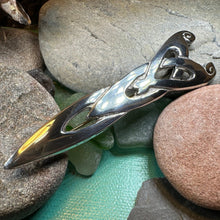 Load image into Gallery viewer, Celtic Kilt Pin, Scottish Jewelry, Scotland Kilt Pin, Tartan Pin, Anniversary Gift, Bagpiper Gift, Scotland Pin, Viking Jewelry, Tartan Pin