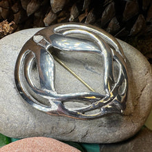 Load image into Gallery viewer, Celtic Knot Brooch, Celtic Jewelry, Irish Jewelry, Scotland Brooch, Celtic Brooch, Anniversary Gift, Celtic Pin, Ireland Gift, Norse Brooch