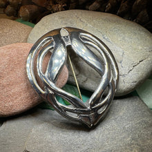 Load image into Gallery viewer, Celtic Knot Brooch, Celtic Jewelry, Irish Jewelry, Scotland Brooch, Celtic Brooch, Anniversary Gift, Celtic Pin, Ireland Gift, Norse Brooch