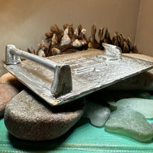 Load image into Gallery viewer, Celtic Kilt Belt Buckle, Scottish Belt Buckle, Pewter Thistle Buckle, Large Belt Buckle, Men's Celtic Gift, Celtic Knot Buckle, Bagpiper